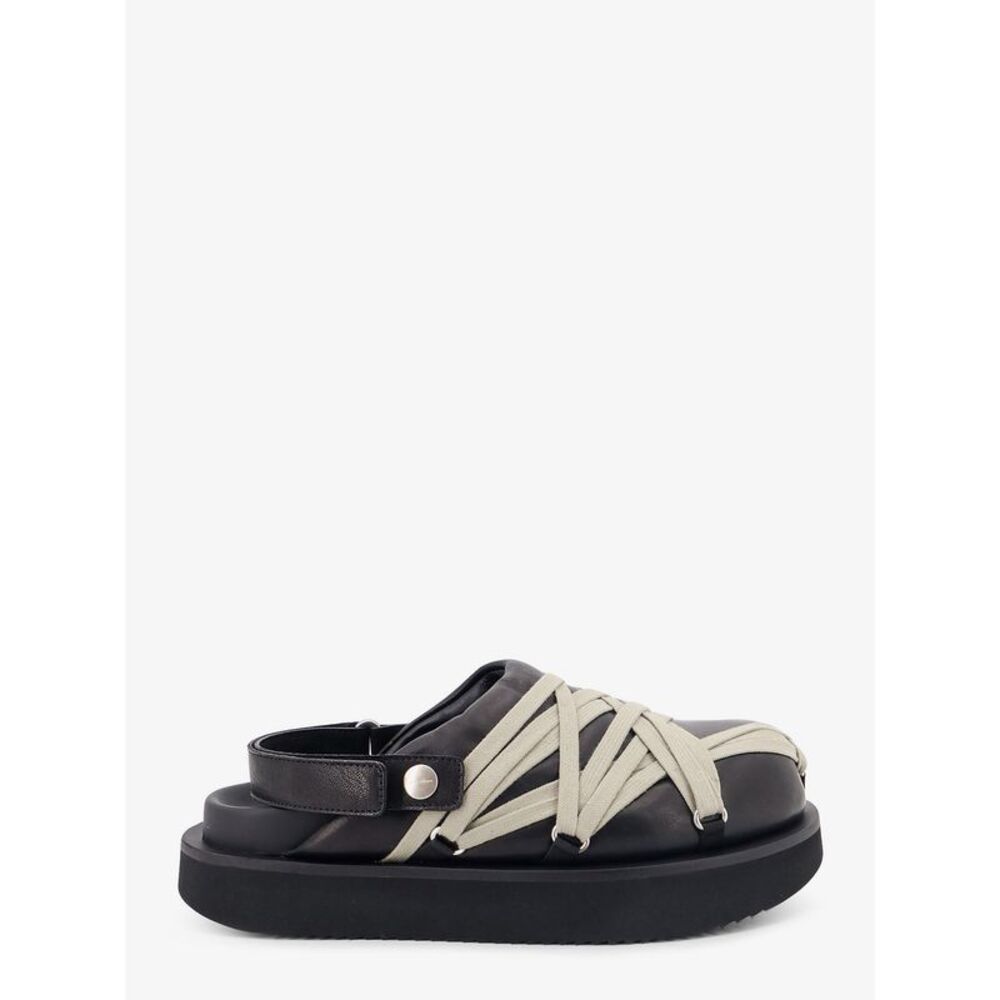 Rick Owens Women Padded Megalace Platform Leather Sandals